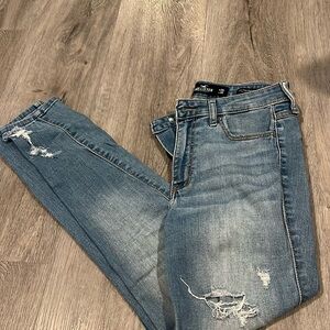 Hollister Distressed Blue Jeans